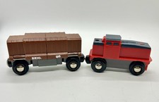 BRIO CARGO HARBOR Cargo Loader Motorized Engine  Boxcar, Tested Working 2010