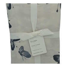 Pottery Barn Butterfly Shadow Full Queen Duvet Cover