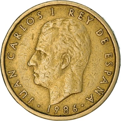 [#838780] Münze, Spanien, Juan Carlos I, 100 Pesetas, 1986, Madrid, S, Aluminum- - Bild 1 von 2