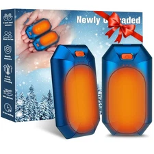 2 Pack AI Hand Warmers Rechargeable Electric Hand Warmer Reusable USB Handwar...