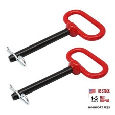 2 PCS Trailer Hitch Pin and Clip, Heavy Duty Trailer Hitch Pin 1/2 x 4 Inch