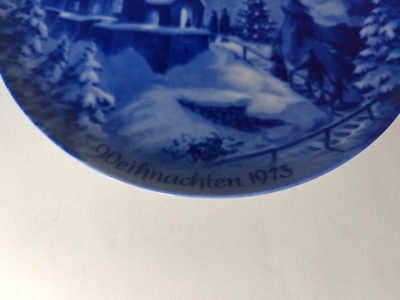Weihnachtsteller Berlin Design Weihnachten 1973 Limited Edition Christmas