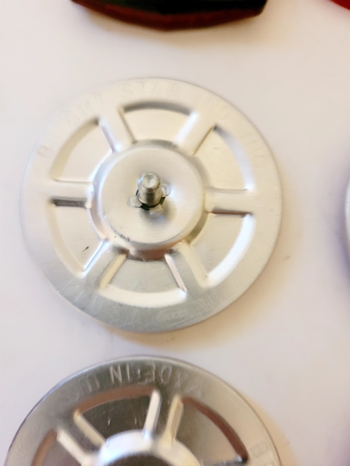 Vintage Schwinn Gulco Reflector No.2222 2¼" BRIGHT STAR MIX LOT of 6 Reflector