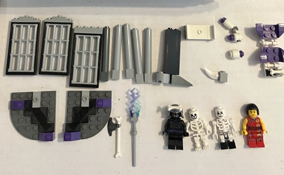 乐高 2505 NINJAGO Garmadon's Dark Fortress Samukai 不完整 无盒 阅读 — 第 2/4 张图片