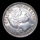 1892 Barber Dime Silver ---- Gem BU Stunning Coin  ---- #KK207