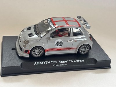 NSR 1049 Abarth 500 Assetto Corse 132 OVP Slotcar Grau #49