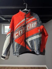 Castle x L Jacket Orange,gray, White Lined, Snowmobile Winter