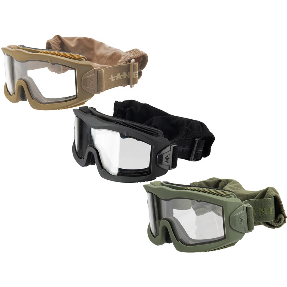 Lancer Tactical AERO Protective Vented Anti-Fog Full Seal Airsoft Goggles