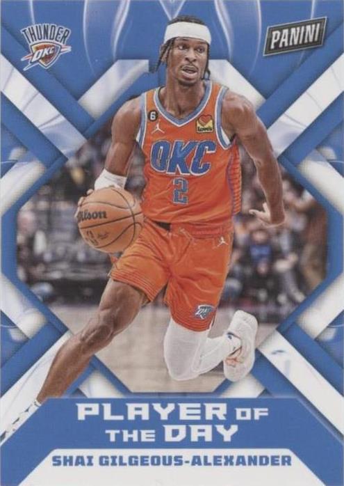 2022-23 Panini Player of the Day - Shai Gilgeous-Alexander #45 - 1 of 2