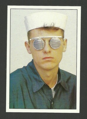Chris Lowe Panini 1987 Rock Sticker #129
