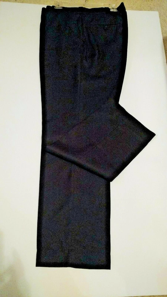 Work Uniform Pants Dark Navy Size 14 Polyester (Lot of 3) Worn by Bus Drivers - Image 2 of 3