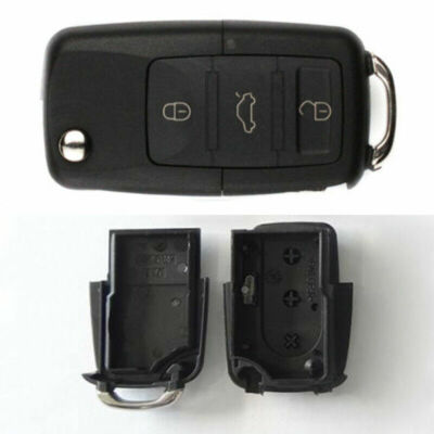 3-Button Car Key Shell Box Car Compartment Durable Practical 1 Set Gift Safe