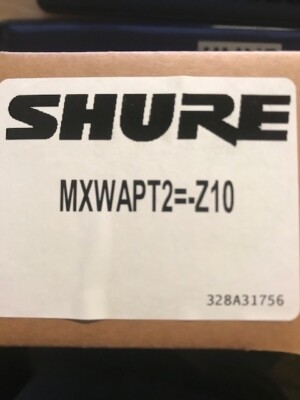 Shure MXWAPT2 Z10 Microflex Access Point Transceiver 