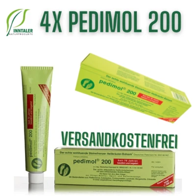 4 x 200ml Frohnes Pedimol 200 Steinefrenzer Heilkräuter Balsam Einreibung Creme