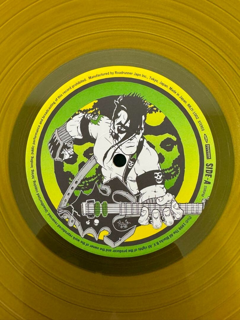 Misfits / Famous Monsters YELLOW Vinyl 2000 LP Roadrunner