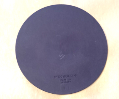 Wedgwood Jasperware Round Blue Dancing Hours Medallion 2 7/8”–#490