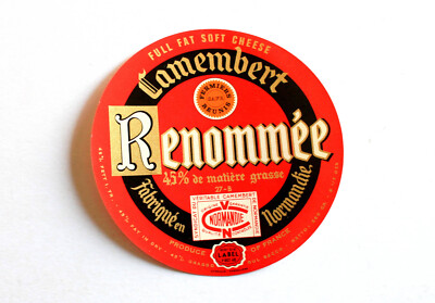 ANCIENNE ETIQUETTE BOITE FROMAGE, CAMEMBERT DE NORMANDIE - GEORGES BUISSON LABEL | Laur'Art&Collection