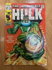 The Incredible Hulk #113 (Marvel Comics March 1969) vg