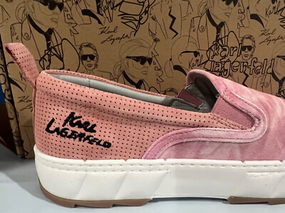 Karl Lagerfeld, Size 10.5, Tie-Dye Slip-on Leather Sneakers Karl Lagerfeld | Shoes | Karl Lagerfeld Size 5 Tiedye Slipon  main image 3