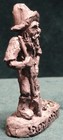 Vintage Pewter Hillbilly Fools Gold Miner Iron Pyrite 2-5/8" x 1-3/4" -- LOOK — photo 2