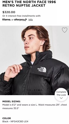 NEW The North Face 1996 Retro Nuptse MENS Jacket Black Color Size