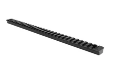 12" Long Uncut Picatinny Weaver Blank Accessory Rail 0.48" Thick, Black Aluminum