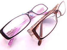 2 pair Reading Glasses Lady fashion Reader Spring Temples frames Power 1.50