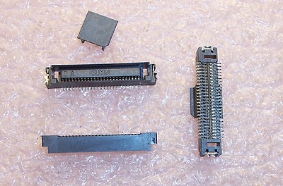 QTY (10) 50 POSITION VERTICAL CD ROM CONNECTORS .80mm 800170MA050S104ZR SUYIN