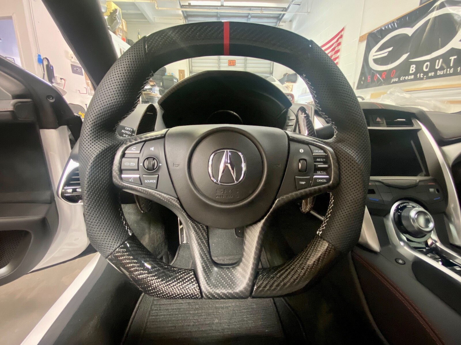 2017+ 2nd gen 17-22 Acura NSX Bespoke OEM Carbon Fiber Extended Paddles