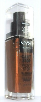 NYX Can't Stop Won't Stop Full Coverage Foundation 22,7 Deep Walnut