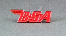 RED BSA ENAMEL PIN BADGE - NEW