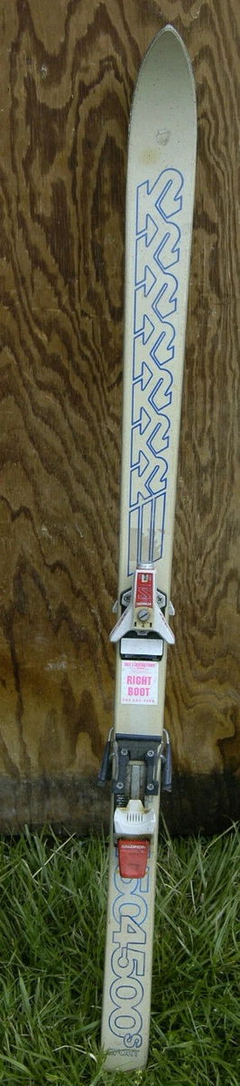 VINTAGE K2 4500 Snow Skis With Salomon 337 Bindings 58 inch