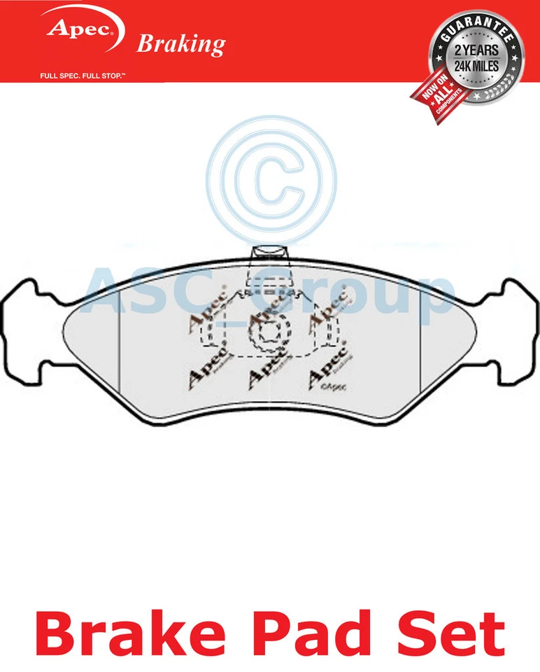 Jeu De Plaquettes De Frein Avant Apec Qualité OE Remplacement PAD882 - Photo 1/1