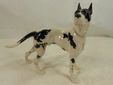 GREAT DANE VINTAGE FIGURINE COLLECTION - 13/16  PORCELAIN  MADE IN GERMANY # 445