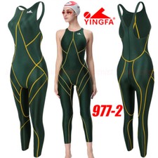 YINGFA 977-2 WOMEN'S RACING TRAINING KNEESKIN SWIMSUIT SWIMWEAR M US GIRLS 10-12
