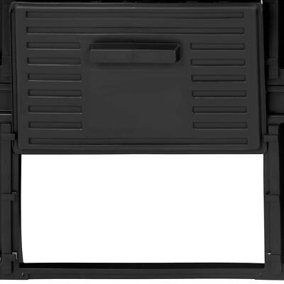 Compostiera Da Giardino Hillvert 860L - Composter In Polipropilene Con Ancoraggio