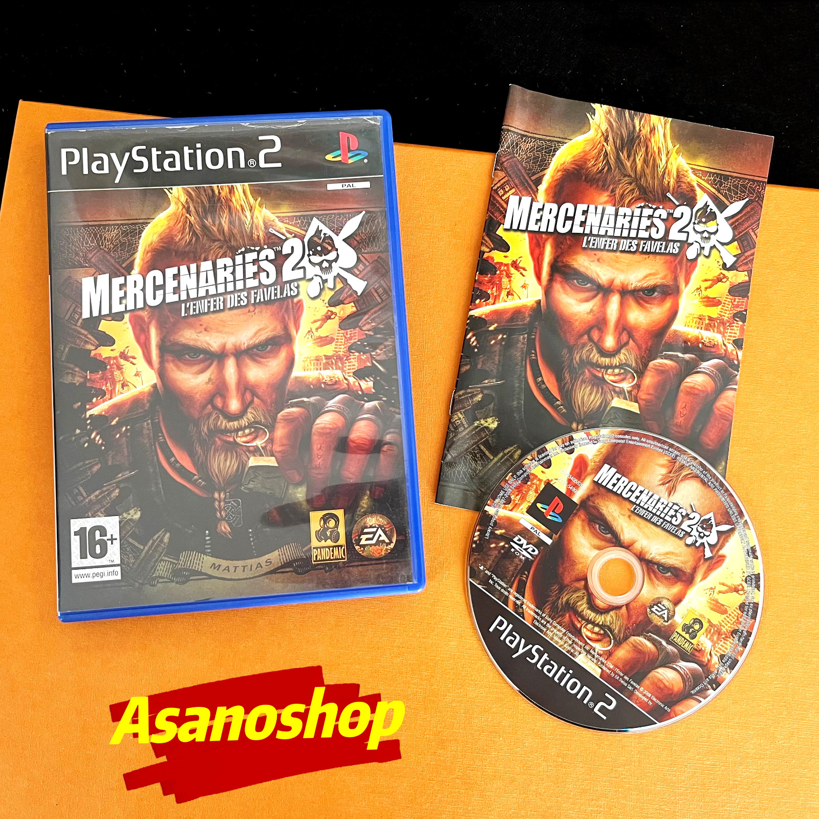 Mercenaries 2 : l'enfer des favelas  SONY  PLAYSTATION 2  PS2