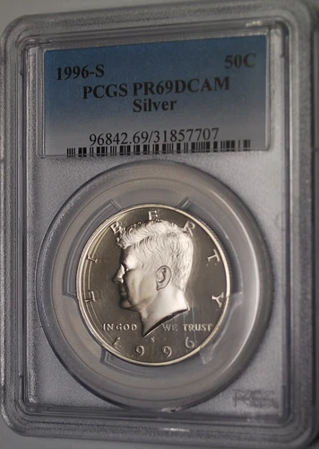 **1996-S SILVER PCGS PR 69 DCAM Kennedy Half