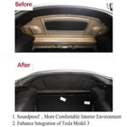 Tesla Model 3 Car Rear Trunk Soundproof Cotton Mat cover 2017-2025