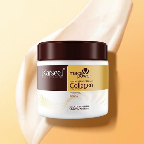 Hair Mask Karseell Collagen 16.9 Oz 500ml Deep Conditioner Coconut Oil Keratin