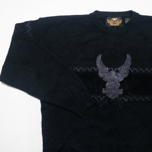 vintage harley davidson knit sweater