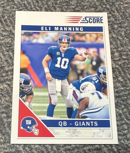 Eli manning new york giants signé photo autograph impression affiche