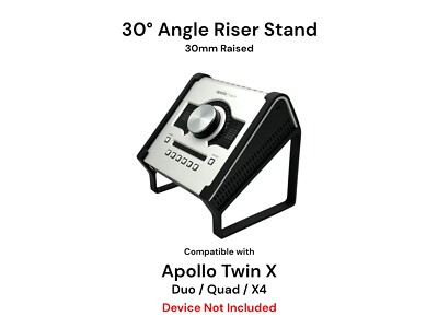 Stand for UAD Apollo Twin X Duo / Quad / X4 30° Angled Riser Stand - Raised 30mm