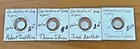 4  Signers of The Declaration Of Independence 925-1.6gram Sterling Silver Rounds