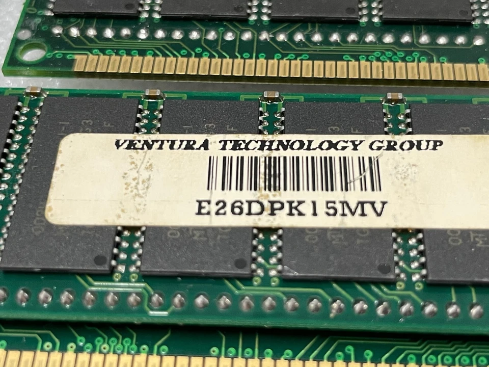 LOT OF 15 VTG 256MB EDO DIMM,168pin for SUN AXMP+ & AXMP, E26DPK15MV - Image 2 of 3
