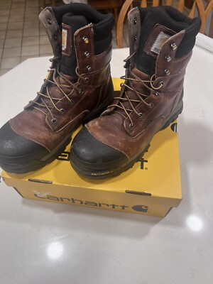 Carhartt Men's Ground Force 8-inch Comp Toe Waterproof Work Boot Cme8355  Size 11