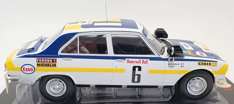 Coche modelo IXO escala 1/18 18RMC044A - 1975 Peugeot 504 #6 Rally du Maroc Foto 3 de 4