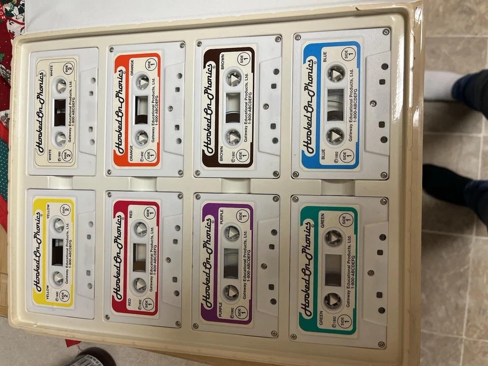 Juego de aprendizaje de fonética enganchado de colección 1992 libros faltantes 1 y 3 Foto 4 de 4