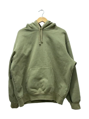 Supreme Felpa con Cappuccio 23AW RASO APPLIQUE FELPATA M COTONE VERDE SOLIDO Usata