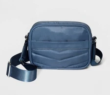 A New Day Blue Crossbody Chevron